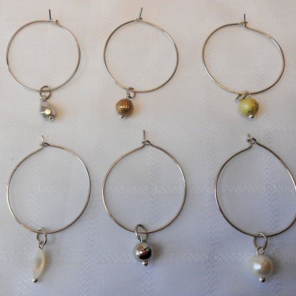 No.15 - Handmade identifiers for wine glasses or stemmed glasses  Please feel fr